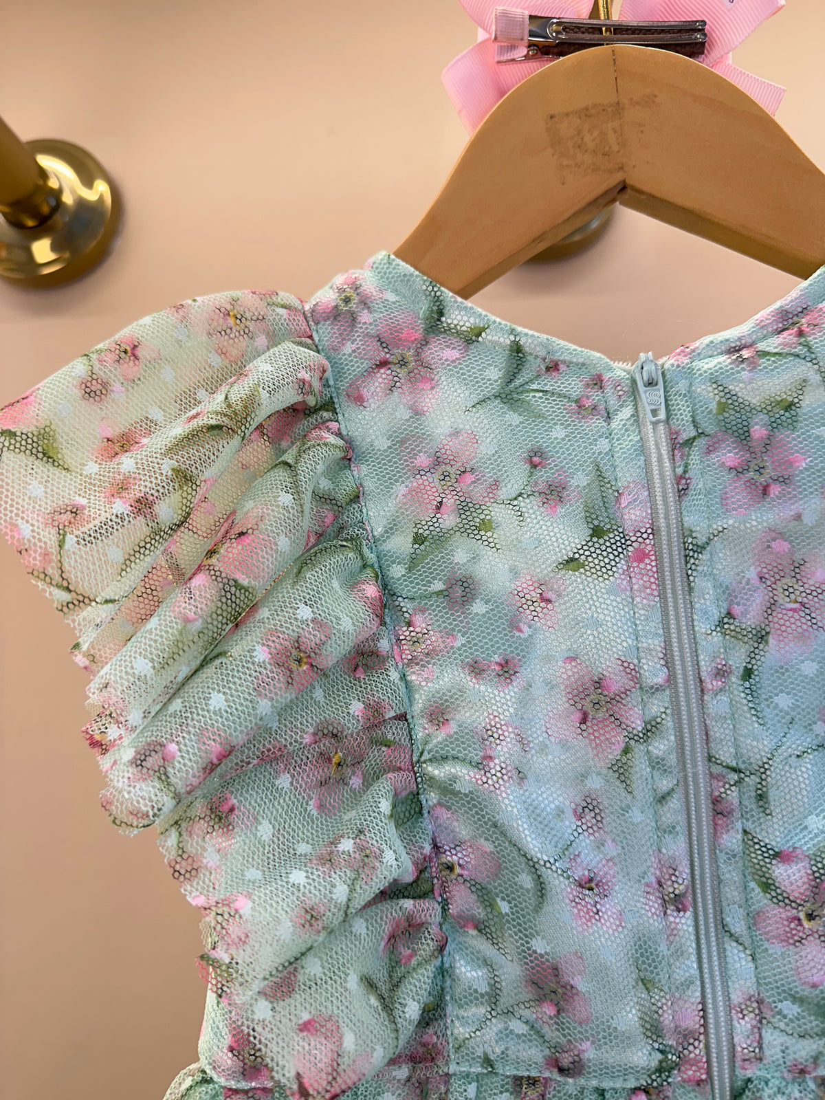 Vestido Infantil Rodado Em Tule Estampa Exclusiva - Luluzinha