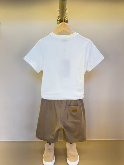 Camiseta Infantil Algodão Teddy Natal MC - Dame