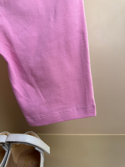 Conjunto Infantil Blusa Hello Kitty e My Melody e Shorts Legging Ciclista Rosa - Momi