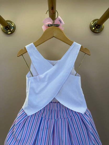 Conjunto Infantil Blusa Laço e Saia  Bordado Sorvetinho - Gabriela Aquarela