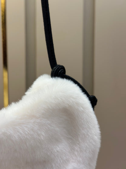 Bolsa Infantil Coração Teddy Off White - Gabriela Aquarela