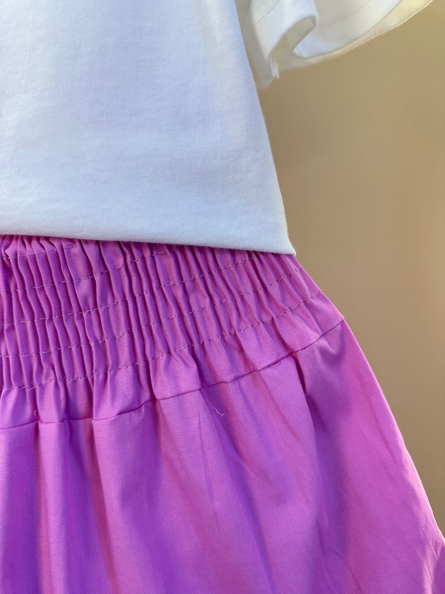 Conjunto Infantil La Dolce Vita e Saia Cós de Elástico Franzido - Momi