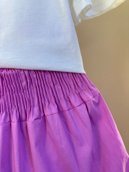 Conjunto Infantil La Dolce Vita e Saia Cós de Elástico Franzido - Momi