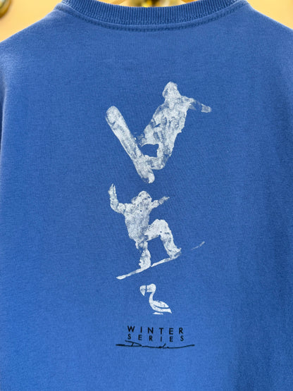 Camiseta Infantil Algodão Skate Azul - Dudes