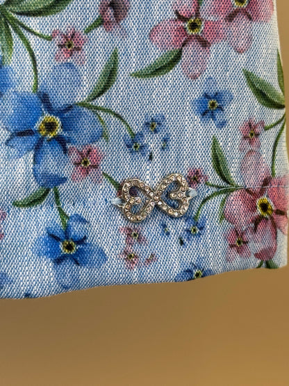 Vestido Infantil Estampa Floral Com Manga Balonê - Luluzinha