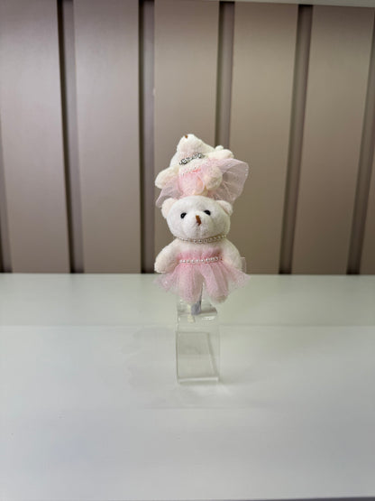 Arquinho Infantil de Ursinhas Bordado e Pérolas - Luluzinha