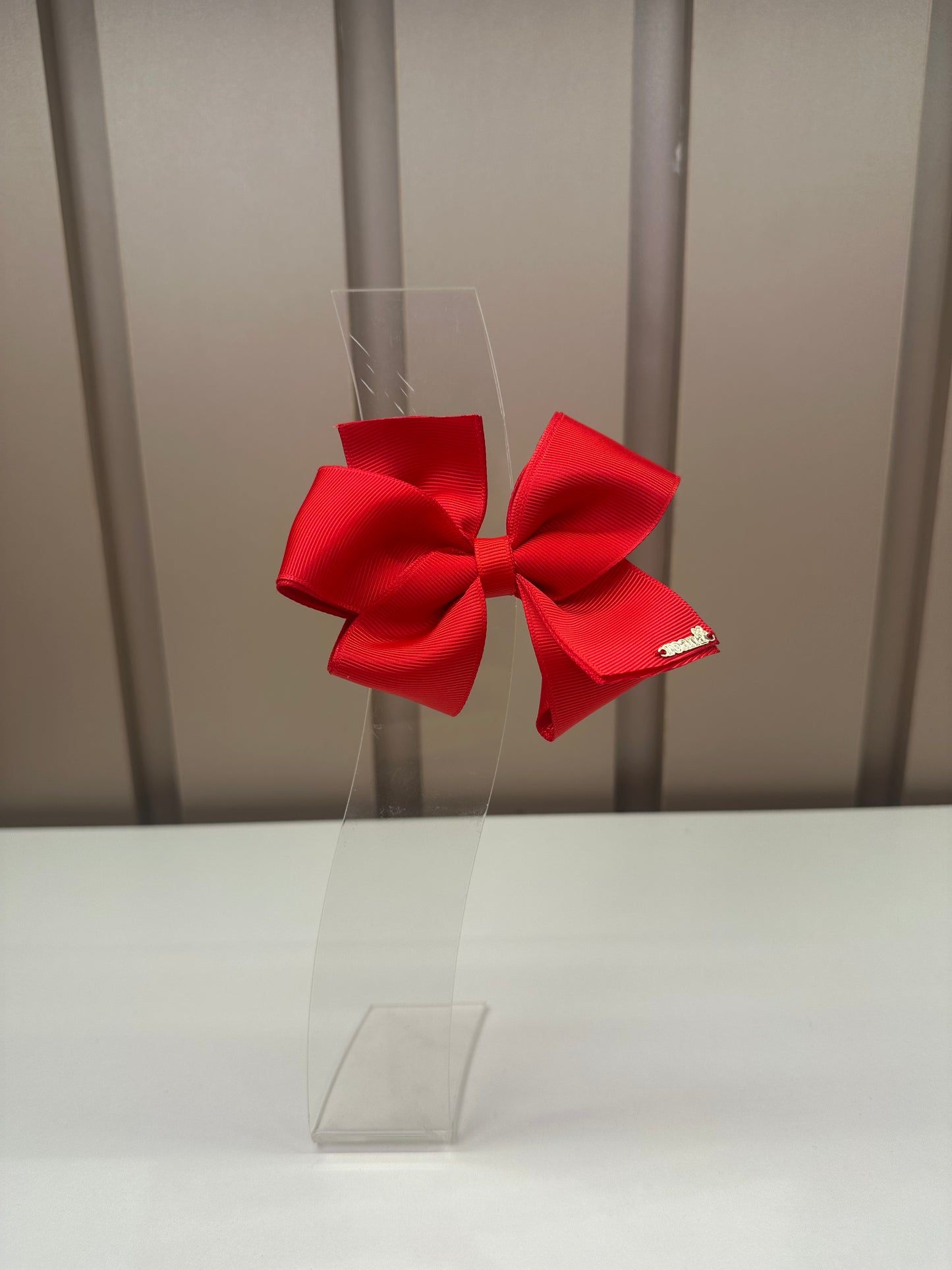 Laço Infantil Gorgurão Básico Vermelho - Roana