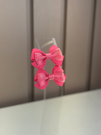 Laço Infantil Special Boreal Rosa Fluor Parzinho P - Gracia