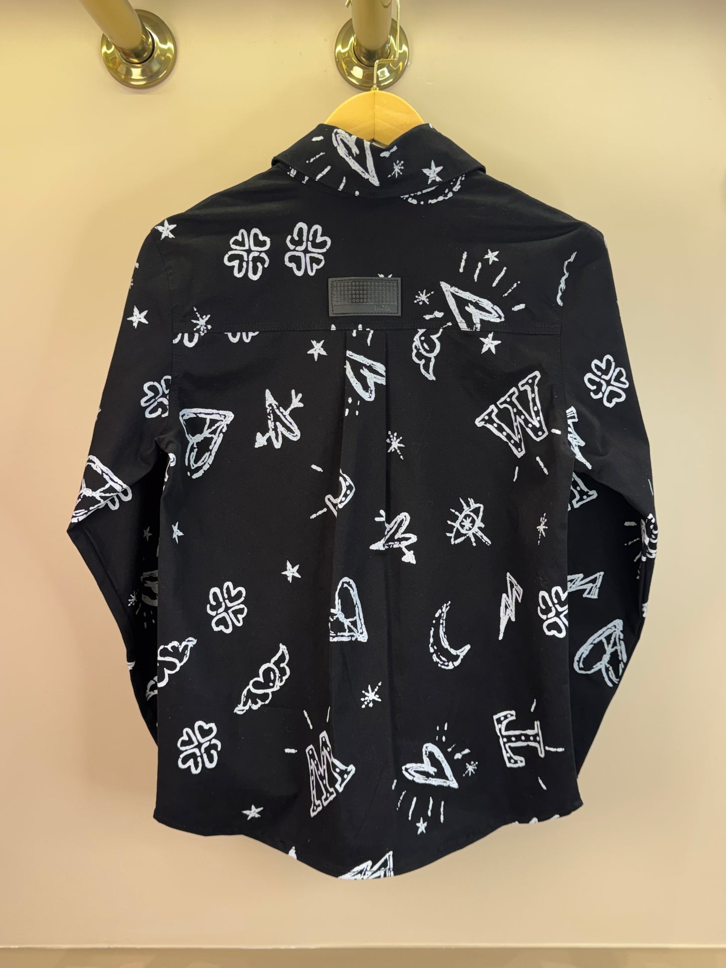 Jaqueta Teen Oversized Sarja Stars Preto - Two In