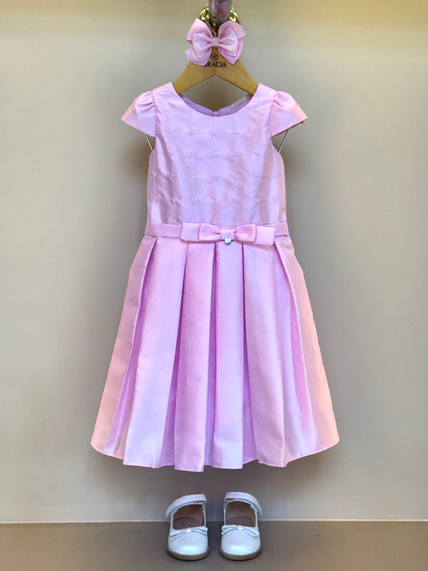 Vestido Infantil Rosa - Petit Cherie