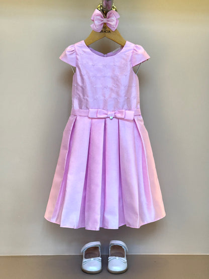 Vestido Infantil Rosa - Petit Cherie