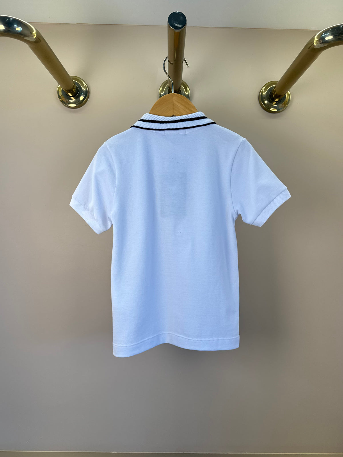Camisa Polo Piquet Johnny Branco - Little Johnny