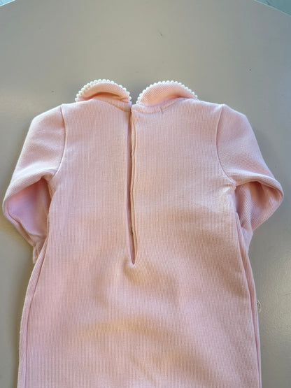 Saída de Maternidade de Algodão Luxo Rosa - Roana