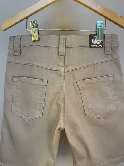 Bermuda tradicional de sarja Dame