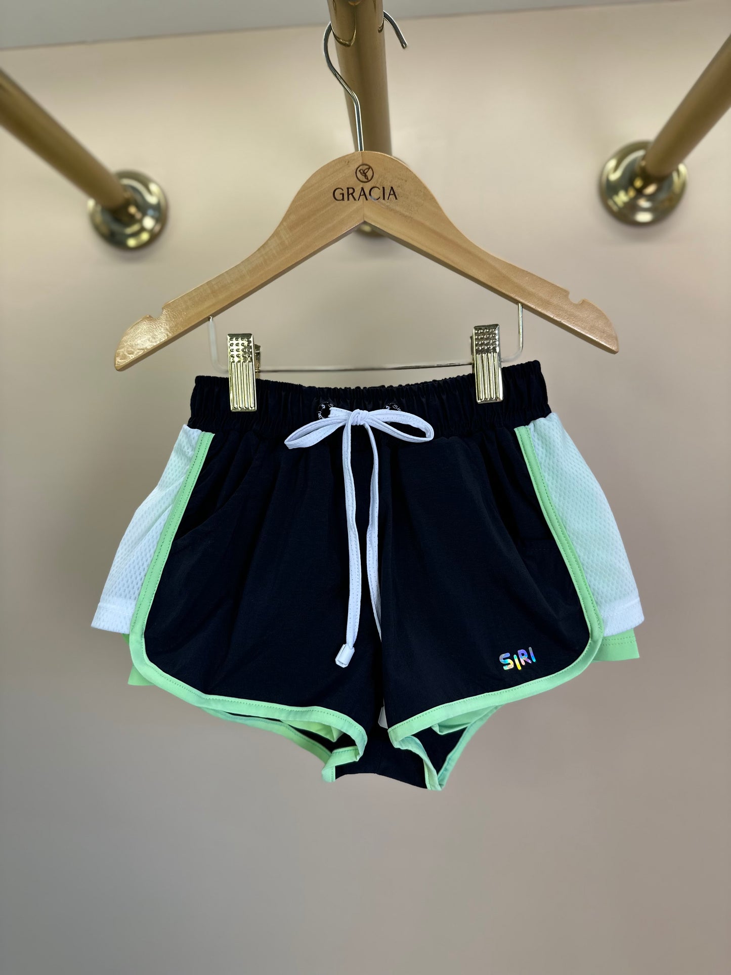Conjunto Infantil Top Sara Maxxi Conexão e Short Infantil Lorena Eclética Conexão - Siri Sport