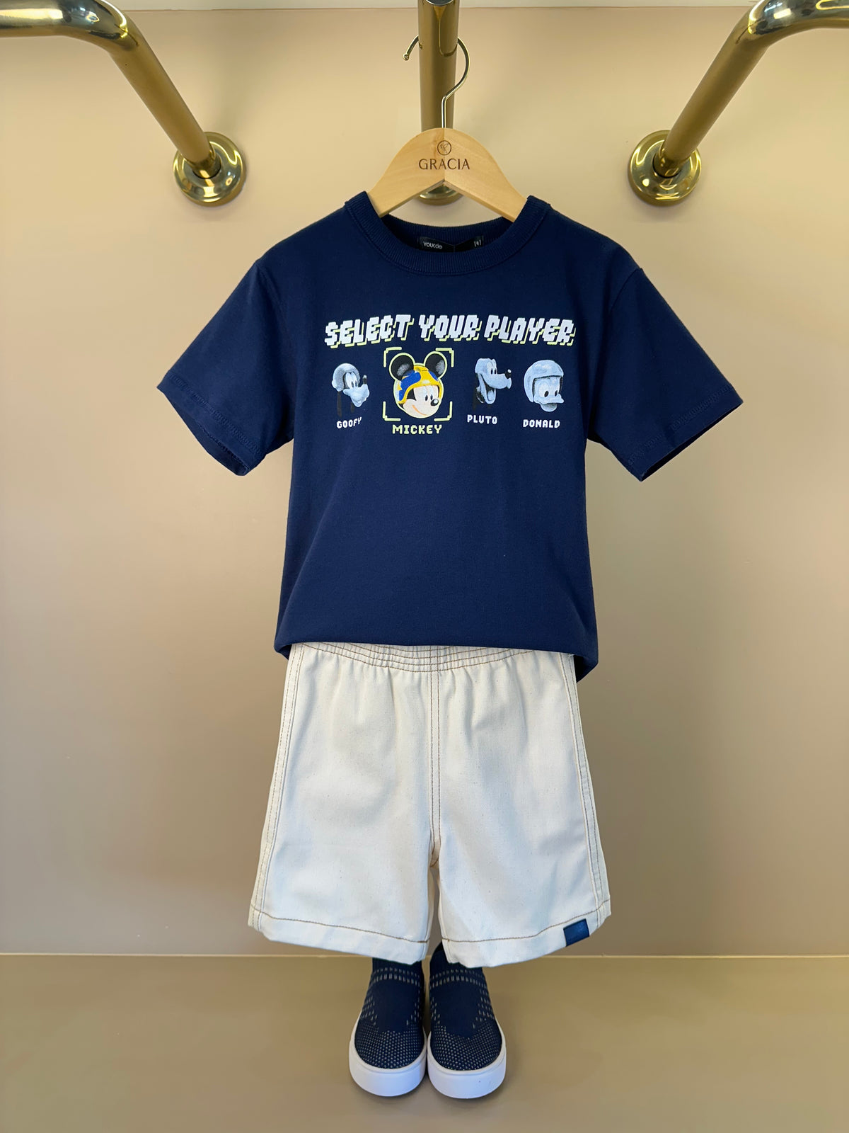 T-Shirt Infantil Select Player Mickey Mouse - Youccie