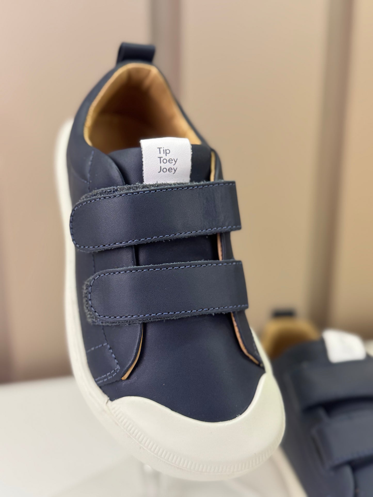 Tênis Infantil Couro Ramp Navy White - Tip Toey Joey