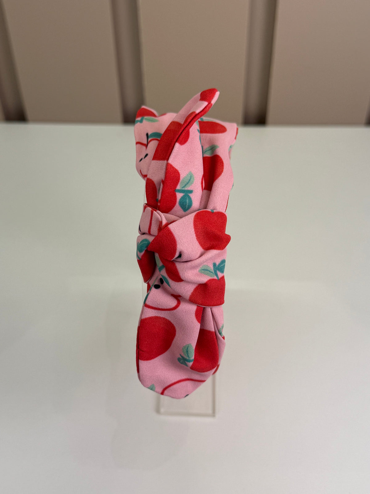 Tiara Infantil Verão Estampa Maçã - Mon Sucre