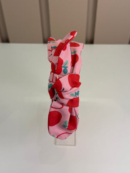 Tiara Infantil Verão Estampa Maçã - Mon Sucre