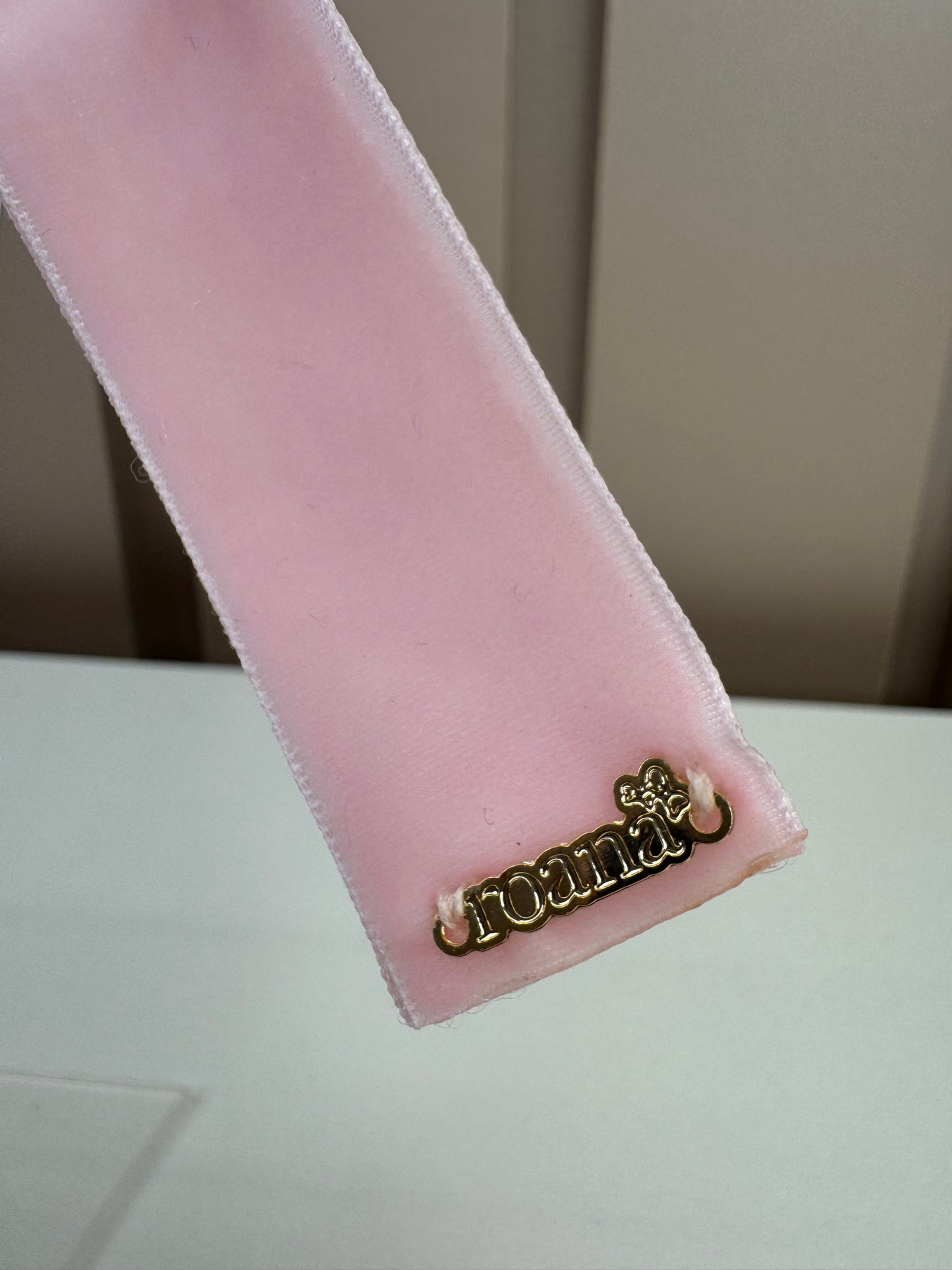 Laço Infantil Tradicional Veludo Rosa - Roana