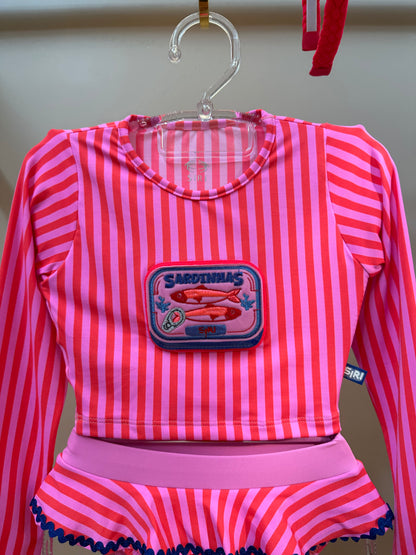 Biquíni Infantil Cropped Bianca Est. Sardinha -Siri Kids