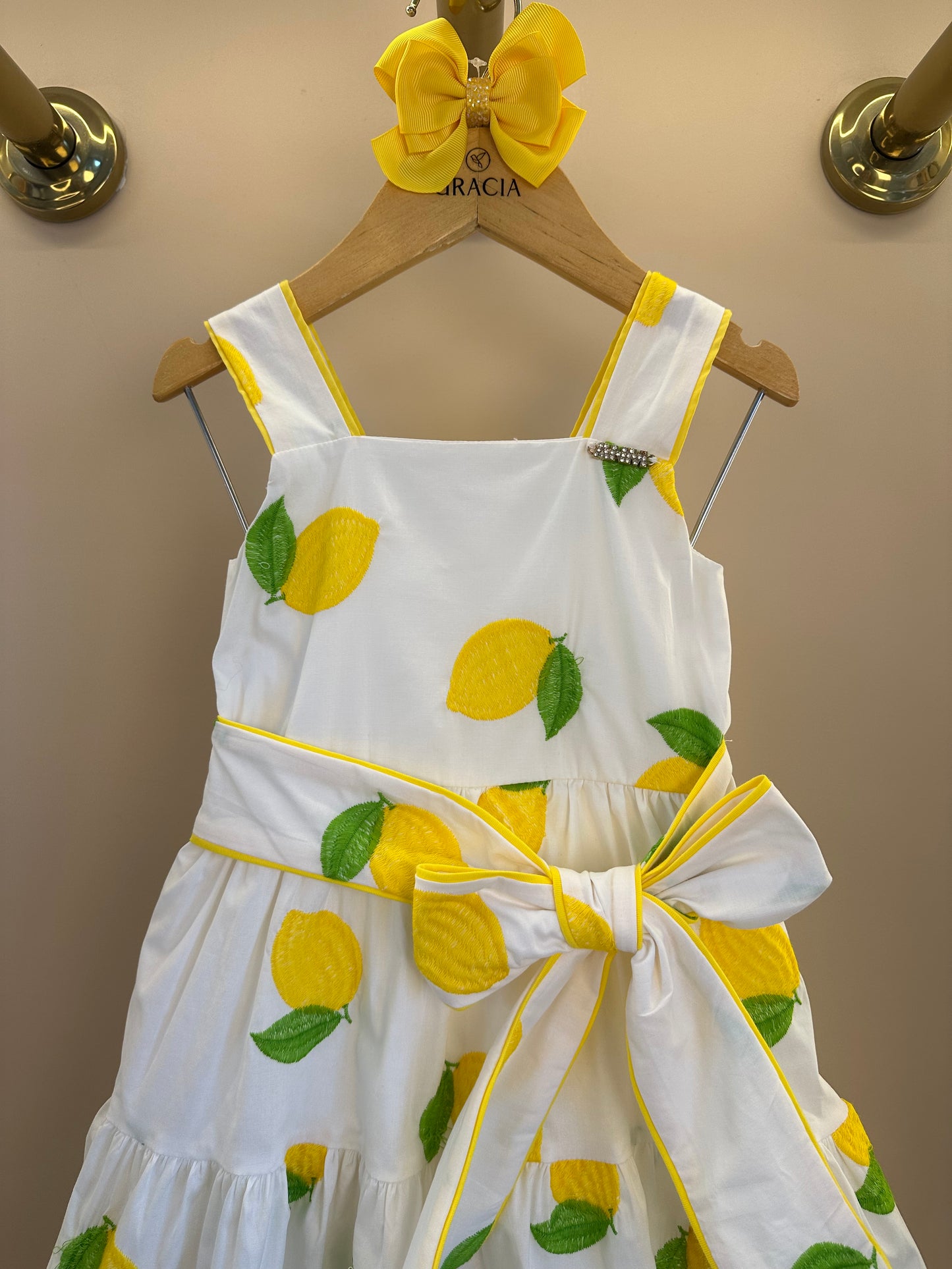 Vestido Infantil Limão Soleil - Animê