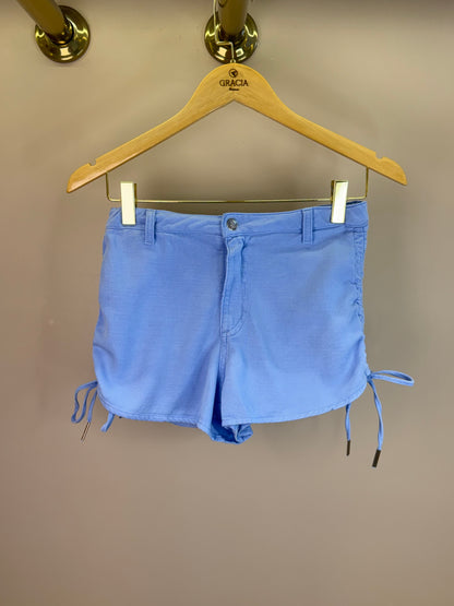 Conjunto Teen Camisa Oversized e Shorts com Amarração - Two In