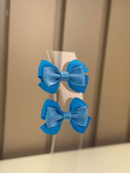 Laço Infantil Special Boreal Azul Celeste Parzinho P - Gracia
