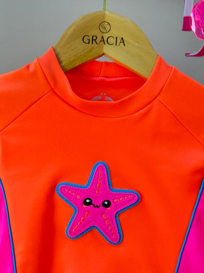 Biquíni Infantil Cropped ML Kamili Estrela do Mar - Siri kids