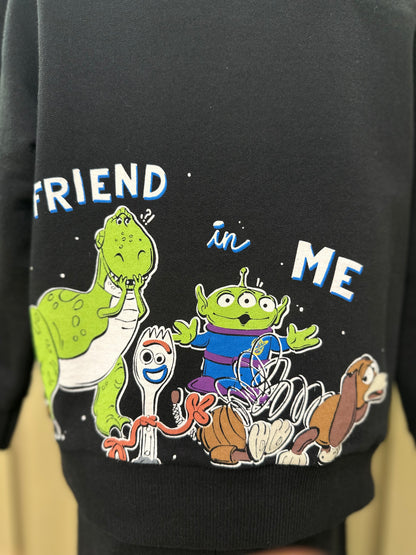 Conjunto Infantil Moletom Blusão Toy Story  e Calça Preta - Youccie