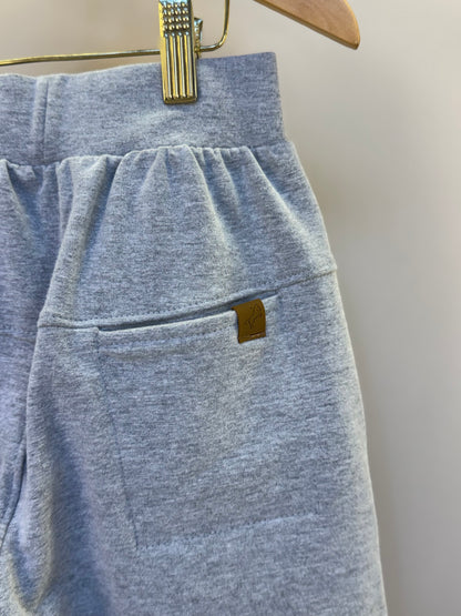 Bermuda Infantil Moletom Básica Cinza - Dame