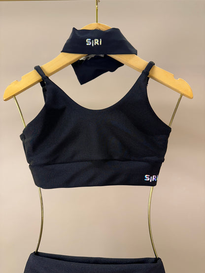 Conjunto Infantil Top Sara Maxxi e Legging Basic Maxxi Diversão - Siri Sport
