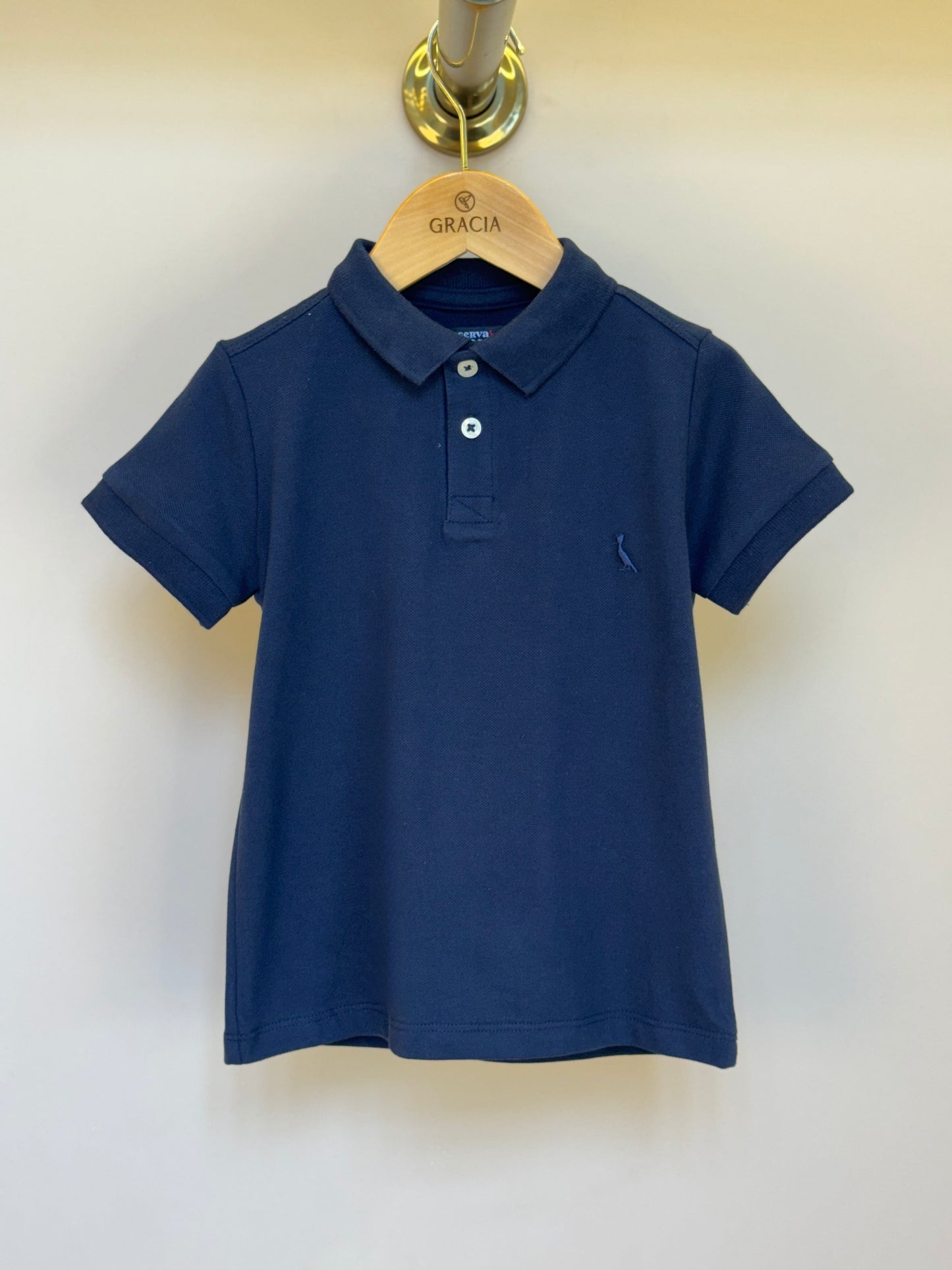 Polo Infantil Piquet Básica Marinho - Reserva Mini