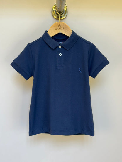 Polo Infantil Piquet Básica Marinho - Reserva Mini