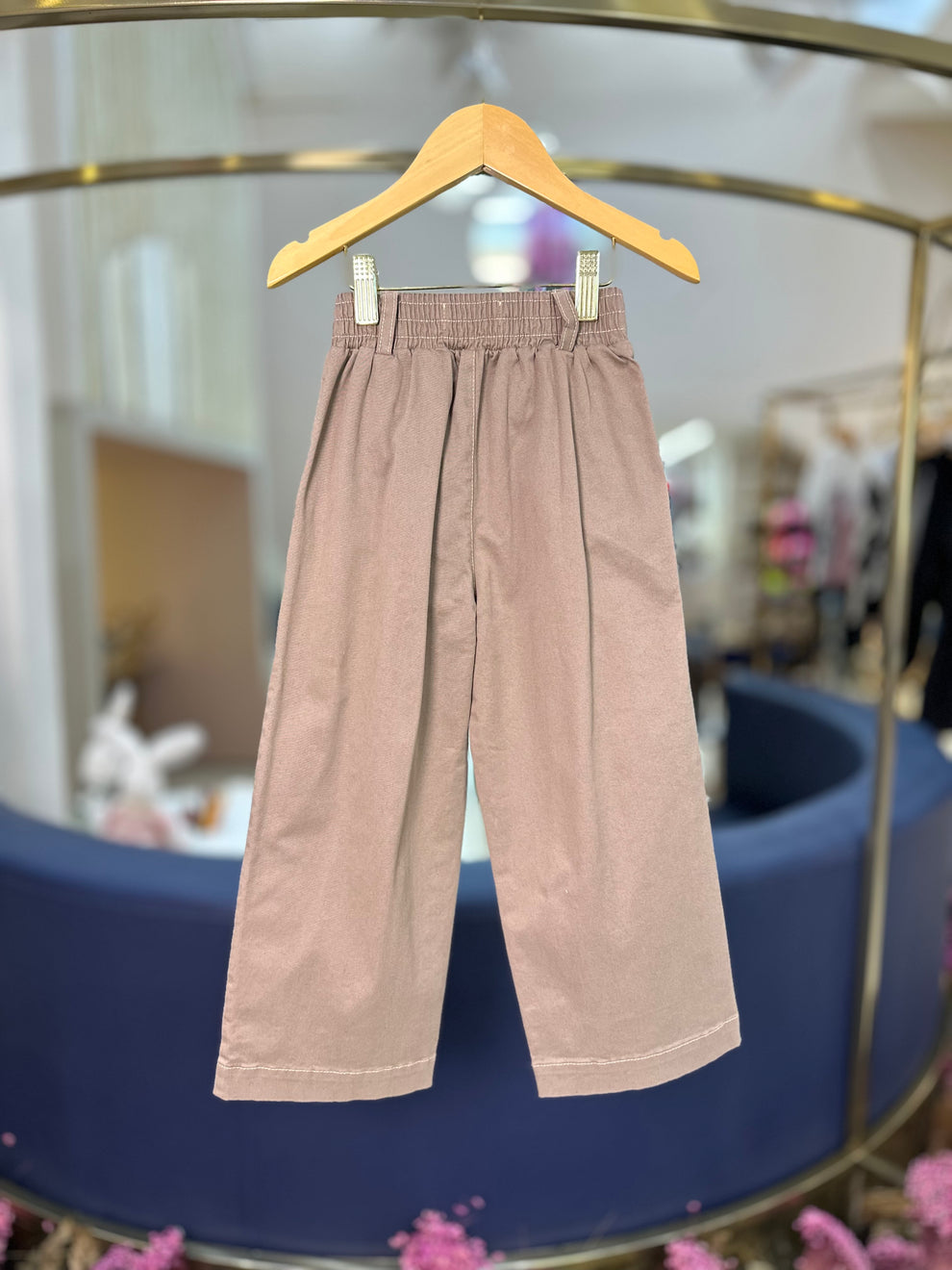Conjunto Infantil Maxi Blusa Ursinho e Calça Reta - Pituchinhus PRÉ-VENDA