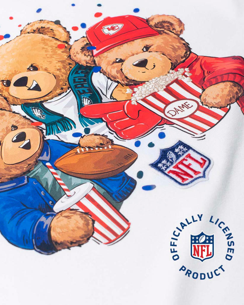 Camiseta Infantil Algodão NFL Teddy Torcedores - Dame