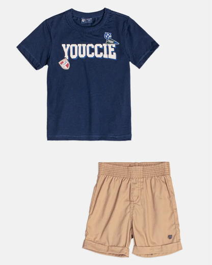 Conjunto Infantil T-Shirt e Bermuda - Youccie