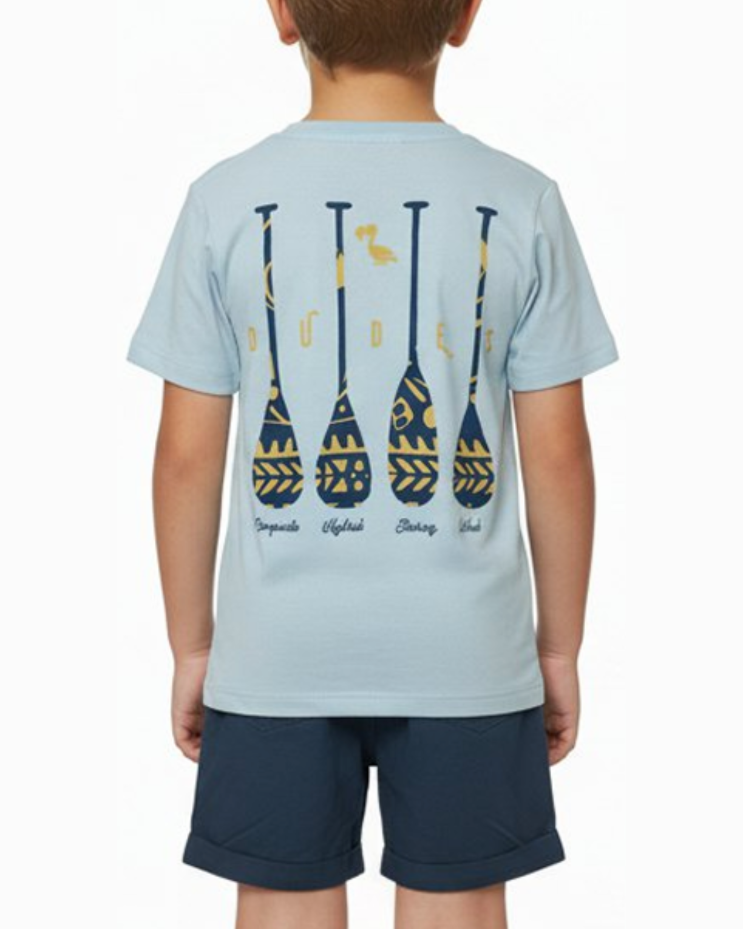 Camiseta Infantil Algodão Remos - Dudes