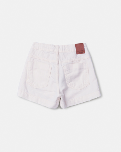 Shorts Infantil Sarja Off White - Animê