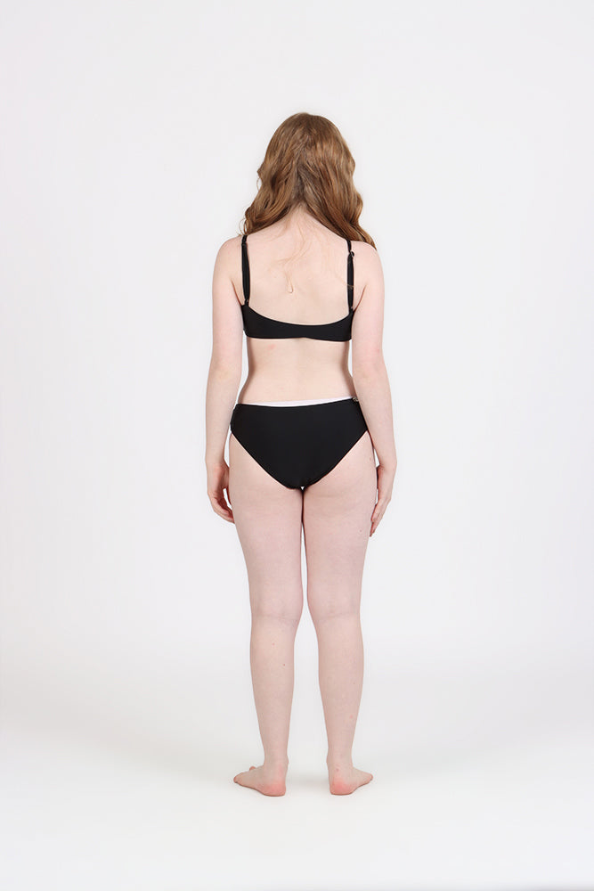 Biquíni Teen Faixinha Janaína Preto - Siri Kids