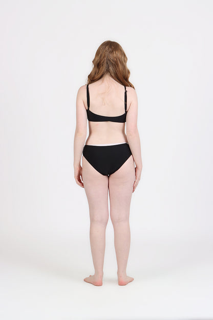 Biquíni Teen Faixinha Janaína Preto - Siri Kids