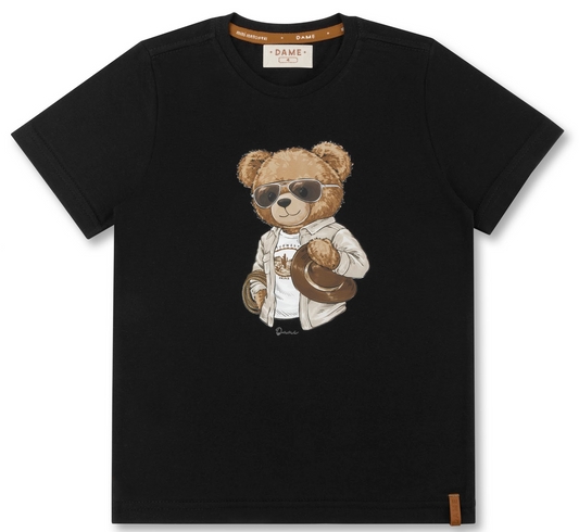 Conjunto Infantil Camisa Infantil Teddy Ray Ban Bermuda Marinho - Dame