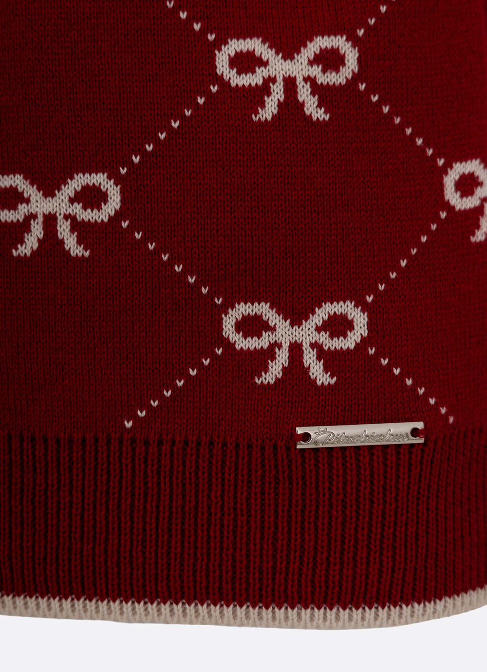 Conjunto Infantil Blusa Polo e Calça Jogging Lacinhos Bala de Cereja - Pituchinhus