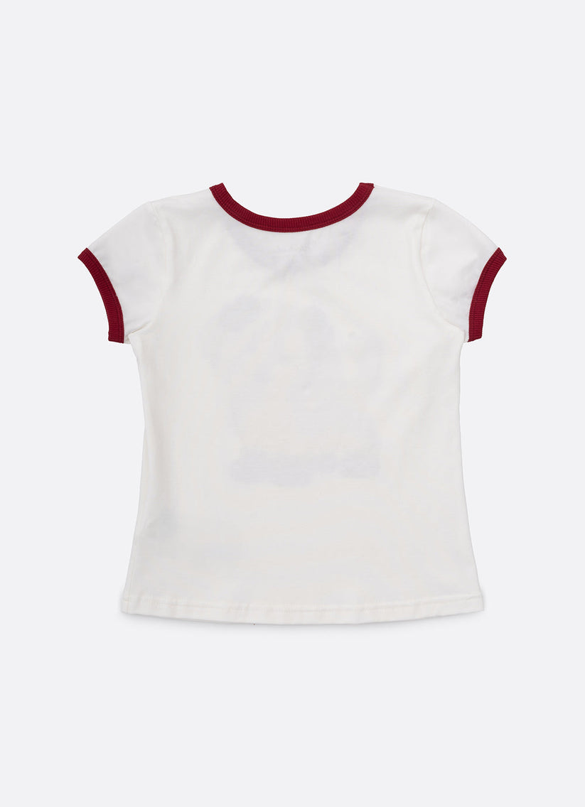 Blusa Infantil Cachorrinho Cristais Debrum Bala de Cereja - Pituchinhus