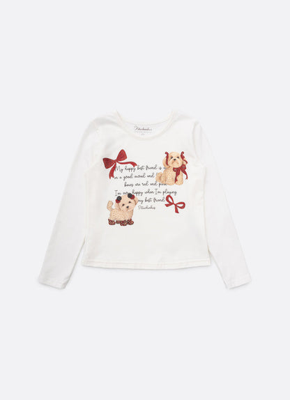 Blusa Infantil Best Friends Cristal - Pituchinhus