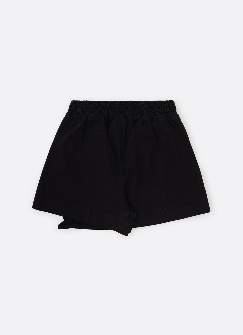 Saia-shorts Infantil Sarja Babadinho Preto - Pituchinhus