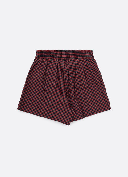 Saia-shorts Infantil Xadrez Pregas - Pituchinhus