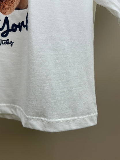 Blusa Teen Malha Off White - Vic Vick