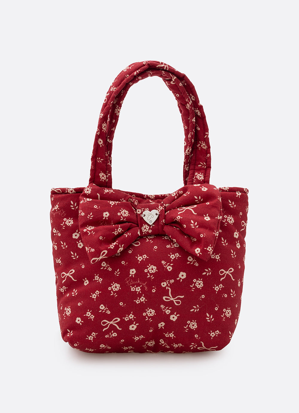 Bolsa Infantil Puffer Laço Laço Mini Flores e Laços - Pituchinhus