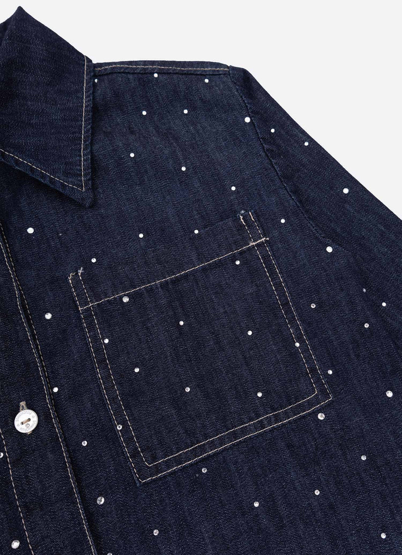 Camisa Infantil Jeans Cristais  - Pituchinhus